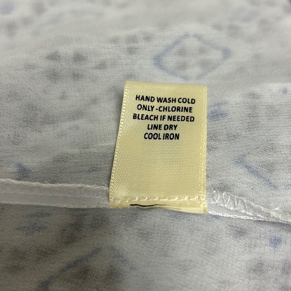 Skies Are Blue Anthropologie | Langlock Blouse Cold Shoulder Lace Croche… - Picture 9 of 10